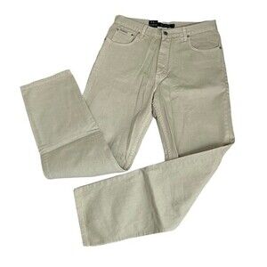 CALVIN KLEIN Beige Jeans Easy Fit Cotton Mens Size 34 x 34 NEW NWT